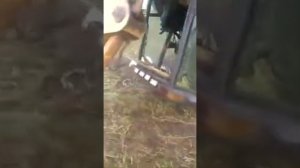 Пьяный мастер. Тракторист перевернул трактор. Прикол