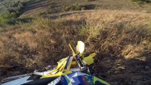 Железная гора подъём и спуск Suzuki rmz450