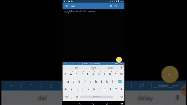 КАК СДЕЛАТЬ телеграм бота прямо на телефоне на Python?