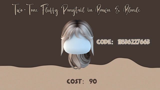 ROBLOX BLONDE & BROWN HAIR CODES | EMK смотреть онлайн