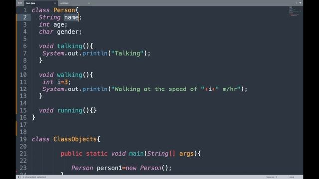 Java tutorial for beginners: Methods in java | void data type | reference variable | dot operator