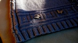 Кофта из Ализе Коттон Голд "Талая вода"