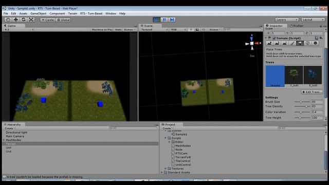 Building a TBS/RTS game with Unity - Generic Strategy Framework - Sample 1 смотреть онлайн