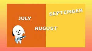 The months of the Year song for kids.\ Песня про месяцы на английском языке.