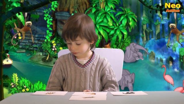 АНГЛИЙСКИЙ для детей. Учим названия животных на английском языке (видео урок). смотреть онлайн