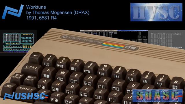 Worktune - Thomas Mogensen (DRAX) - (1991) - C64 chiptune смотреть онлайн