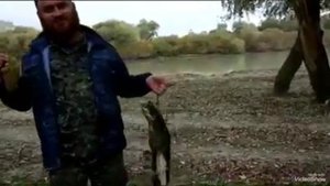В Чечне. Рыбалка на Тереке . Наш улов.