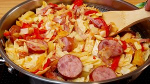 Простой и очень вкусный рецепт жареной капусты по-южному! Как приготовить жареную капусту?