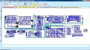 Восстановленная электрическая схема усилителя Барк 50У-068С 1989г.
