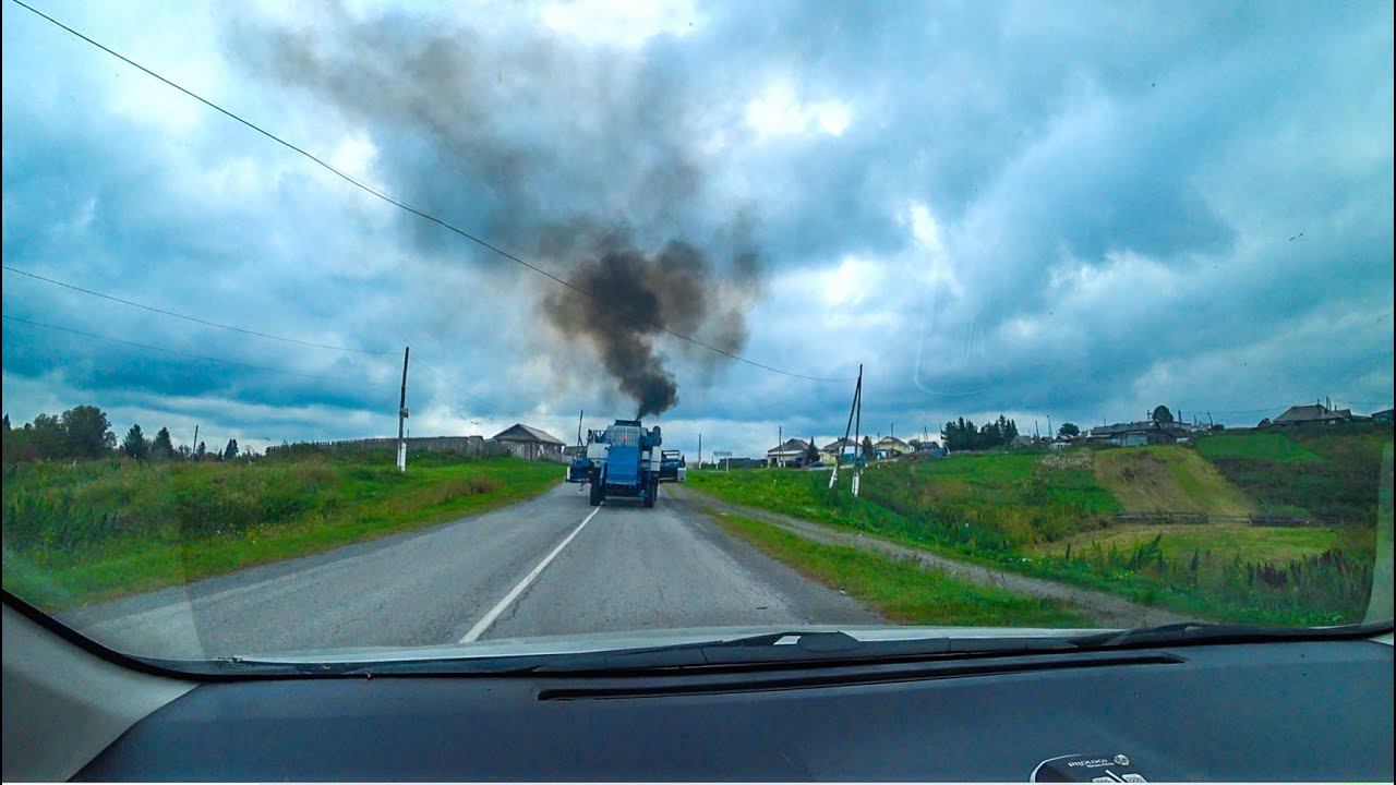 Уборочная задерживается, зерно сырое, комбайны сломались, погоды нет! НО МЫ ДЕРЖИМСЯ! смотреть онлайн