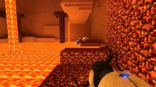 ДОБРО ПОЖАЛОВАТЬ В НЕЗЕР - Minecraft in Portal 2 - ч. 2 смотреть онлайн
