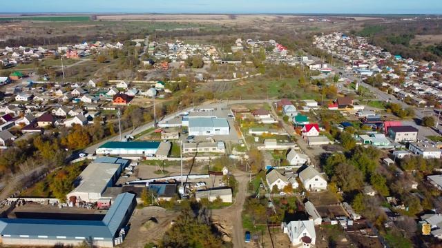 Суровикино сверху осень г. Суровикино