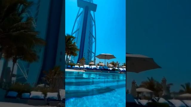 ?Sal Beach Club Burj Al Arab #dubai #uae #mydubai #travel #trendingshorts #shorts #ilovedubai