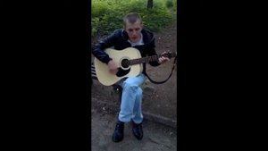 Под гитару - И я лежу на хирургическом столе пластом....