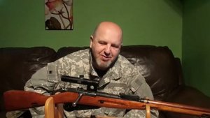 Винтовка Мосина снайперская , установка прицела Пу