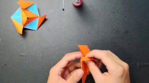 How to make a Paper Spinner toy Fun & easy origami | Paper Craft