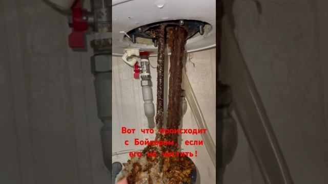 Надо чистить раз в год обязательно! #рек #какправильно #бойлер #чистка #профилактика #анод #тэн смотреть онлайн