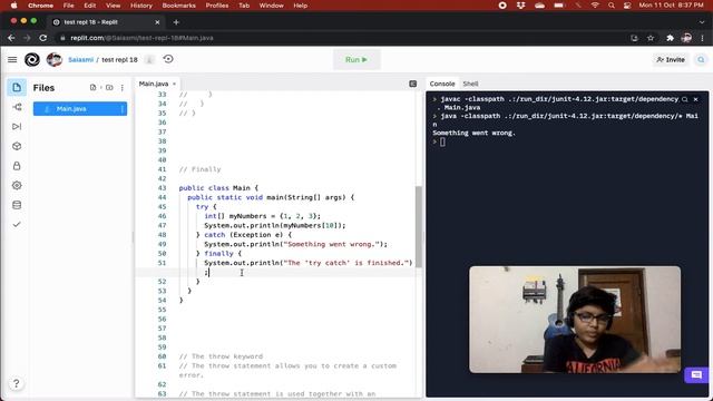 Java Try Catch Exception смотреть онлайн