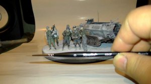 Немецкий Ханомаг 251/1 1/35 Звезда,немецкие солдаты и офицер MASTER BOX 1/35