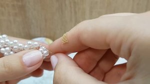 Pearl necklace/Beaded necklace/Pearl collar/Колье из бусин/Колье из жемчуга