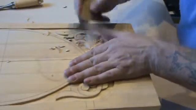 как сделать нарды Плоско рельефная резьба смотреть онлайн