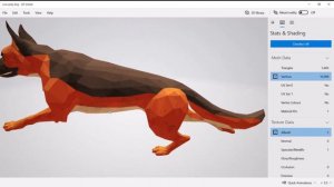 Low Poly Dog 3D Model