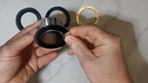 Клапан для сифона поддона душевой кабины, ванны, в отверстием ø46-50 мм, сливной, донный, "таблетка