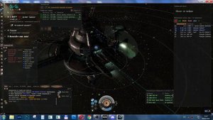 EVE Online. Перевозим груз на джамп-фрейтере.