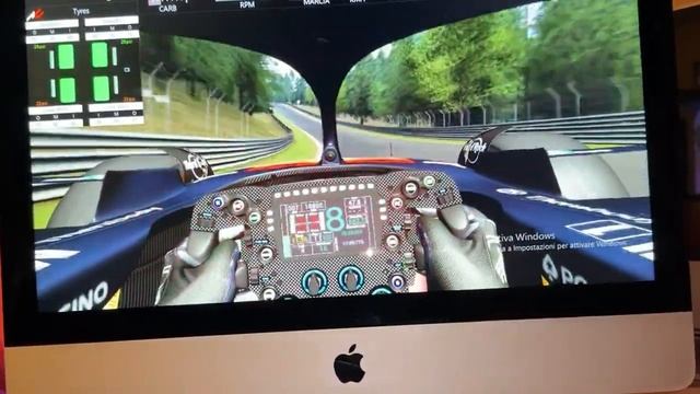 Assetto Corsa 60 fps on iMac Intel iGPU Iris Pro 6200 - Preview Trying Nordschleife