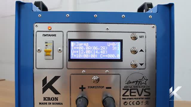 Видео курс по заряду - разряду аккумуляторной батареи устройством серии Зевс смотреть онлайн