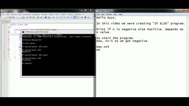 if else java example part-2 смотреть онлайн