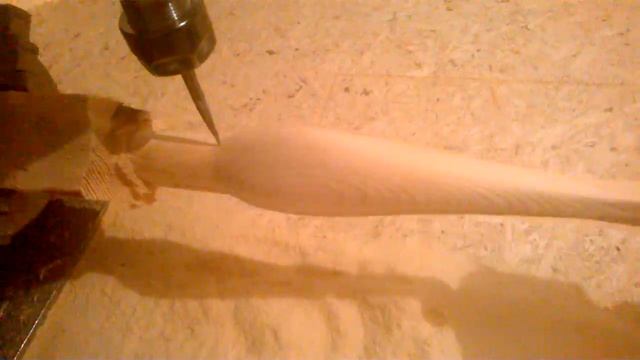 PowerMill +Mach3 , Стратегия- проекция кривой + нормаль контакта смотреть онлайн