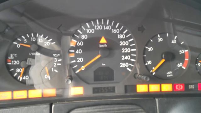 Mercedes w140 s300 Turbodiesel om606 177hp cold start -16°C