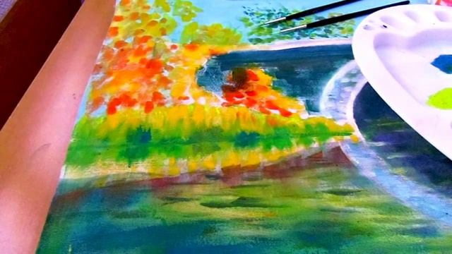 ОТРАЖЕНИЕ МОСТА В ОЗЕРЕ смотреть онлайн