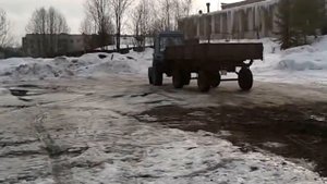 сдача экзамена на тракторе