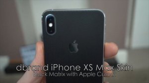 dbrand iPhone XS Max Black Matrix Skin