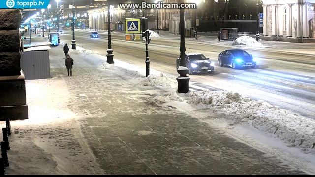 Питер, вид на Невский проспект. Декабрь 2021г.