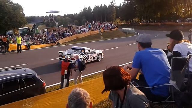 kalle Grundel (Ford RS200) @ Eifel rallye festival, Launch fail. смотреть онлайн