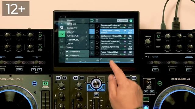 Denon DJ Prime 4 Feature Overview. Подробный обзор функционала экрана