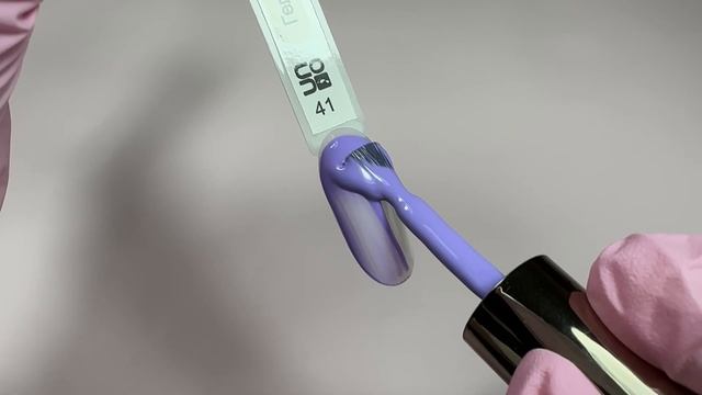 Выкраска: Однофазный гель–лак UNO №41 смотреть онлайн