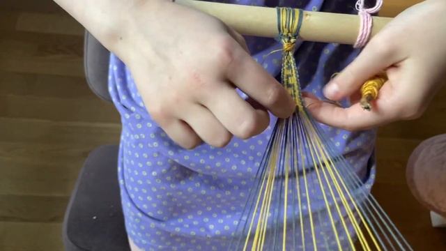 Плетение пояса (начало)