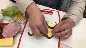 Канапе с ветчиной и сыром (Быстро,просто,вкусно) эпизод №278