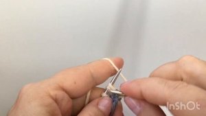 Итальянский набор петель с дополнительной нитью