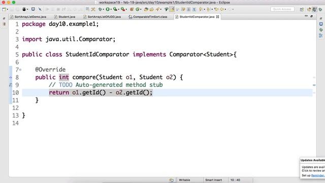 Day-10 #Sort an #ArrayList using #Comparator and #Collections in #Java смотреть онлайн