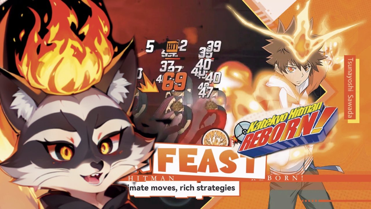 Katekyo Hitman Reborn: Anime game. Игра с огоньком.