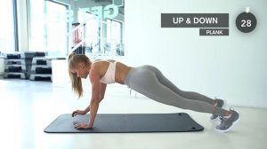 7 MIN PLANK CHALLENGE / No Equipment | Pamela Reif