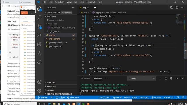 Angular - Single & Multiple File Upload using Express & Multer смотреть онлайн
