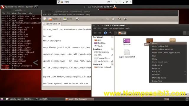 how to Update java in Backtrack 5r3 смотреть онлайн