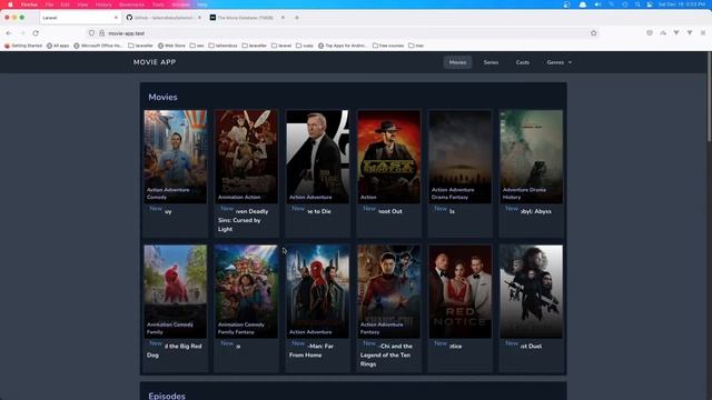 Laravel Livewire Tutorial Create Movie Website #44 Design Movie Card