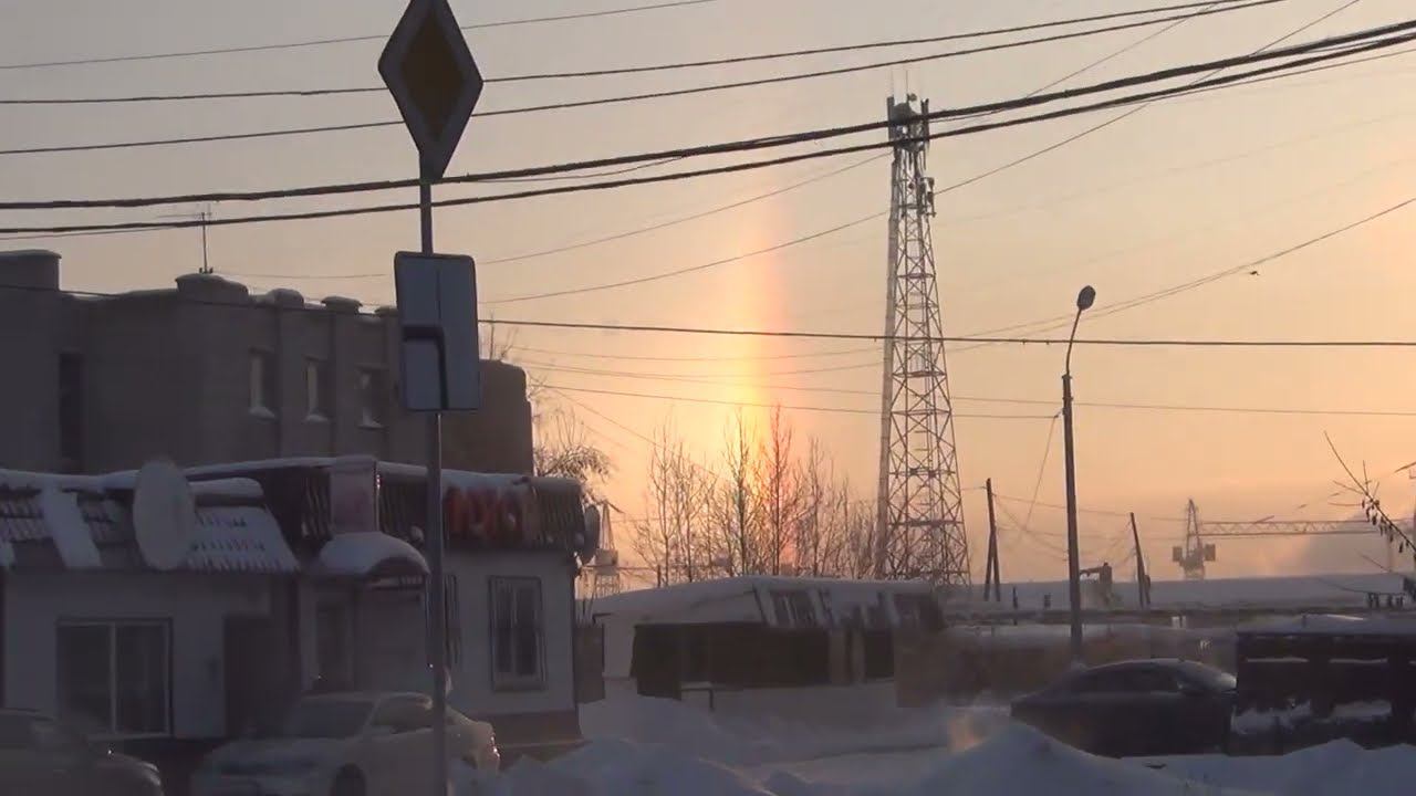 Солнечное ГАЛО ¹ ОЧЕНЬ Редкое Явление Природы 30 декабря 2022